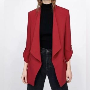 Zara Red Blazer